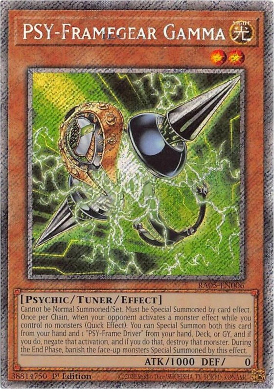 PSY-Framegear Gamma - Platinum Secret Rare