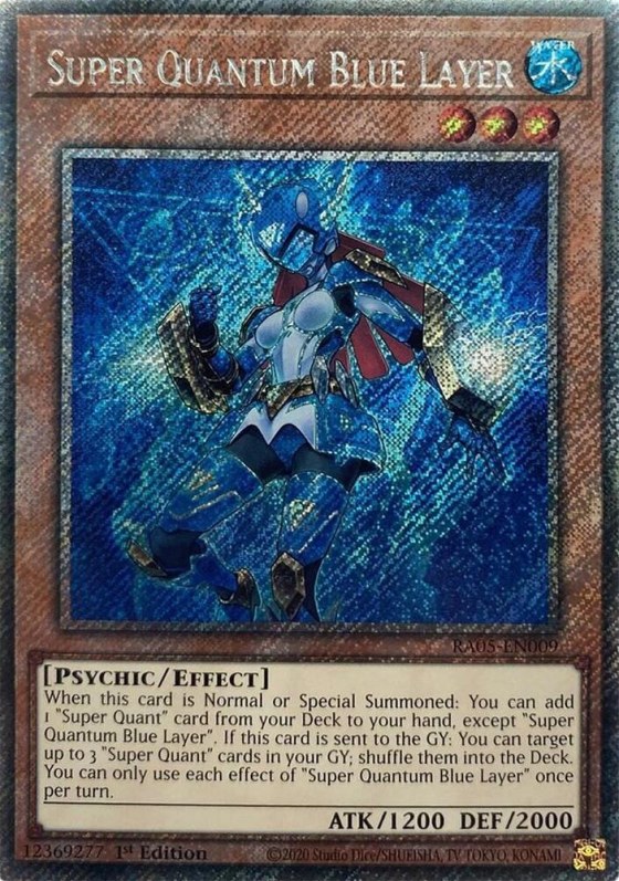 Super Quantum Blue Layer - Platinum Secret Rare