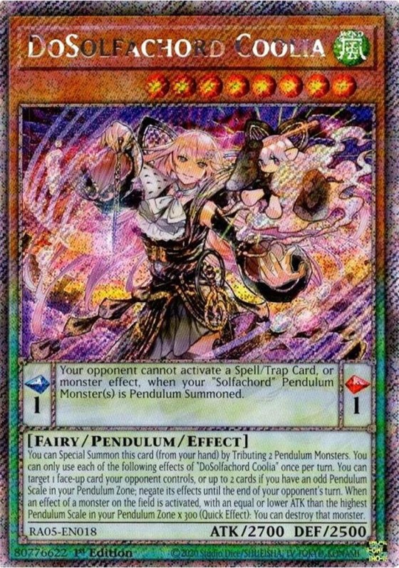 DoSolfachord Coolia - Platinum Secret Rare