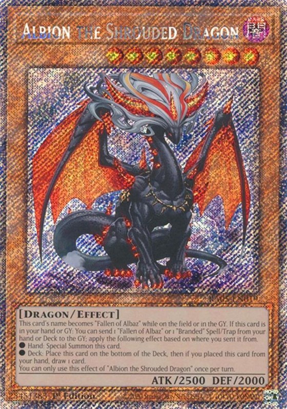 Albion the Shrouded Dragon - Platinum Secret Rare