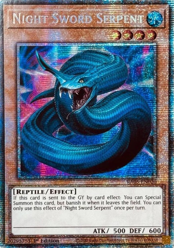 Night Sword Serpent - Starlight Rare