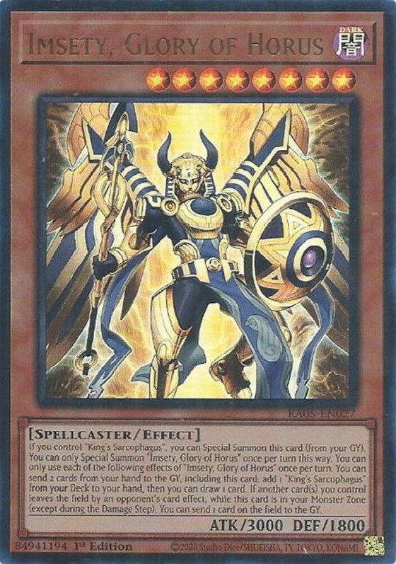 Imsety, Glory of Horus - Ultra Rare