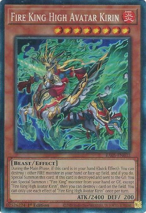 Fire King High Avatar Kirin - Pcr