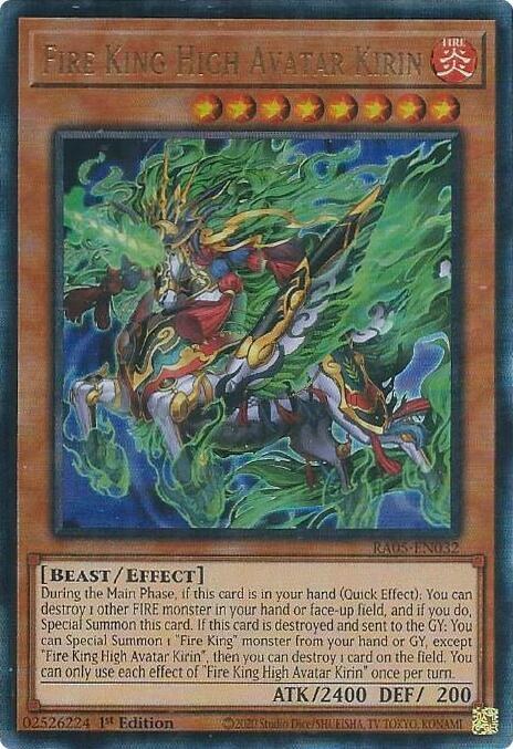 Fire King High Avatar Kirin - Pur
