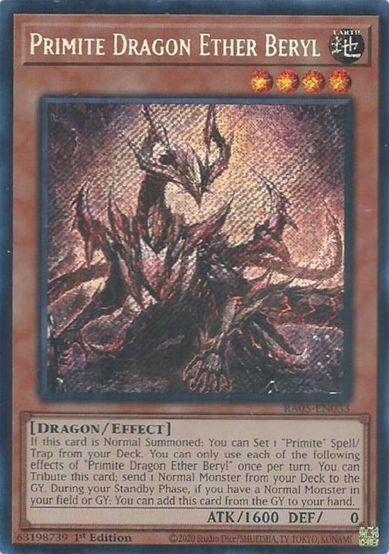 Primite Dragon Ether Beryl - Secret Rare