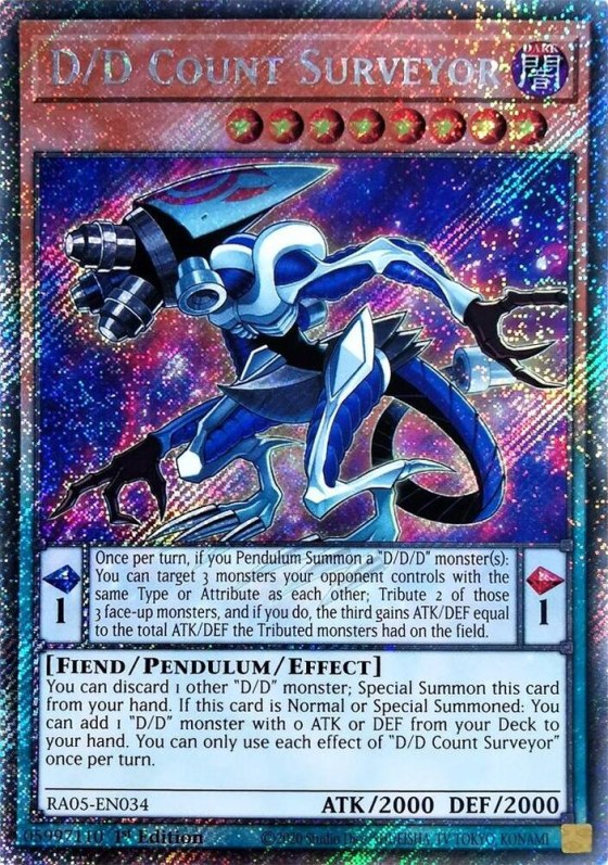 D/D Count Surveyor - Platinum Secret Rare