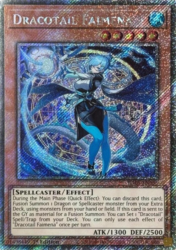 Dracotail Faimena - Platinum Secret Rare