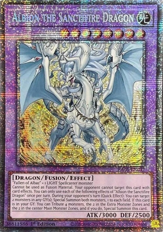 Albion the Sanctifire Dragon - Starlight Rare