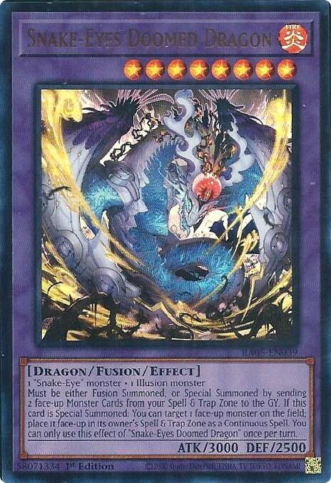 Snake-Eyes Doomed Dragon - Ultra Rare