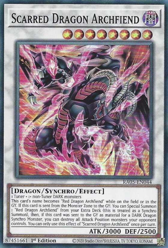 Scarred Dragon Archfiend - 1st Edition