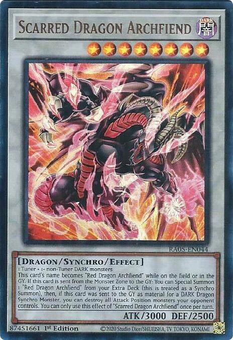 Scarred Dragon Archfiend - Ultra Rare