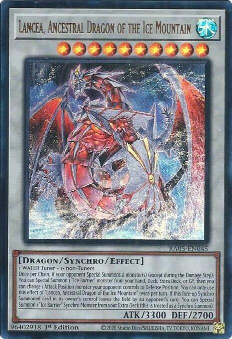 Lancea, Ancestral Dragon of the Ice Mountain - Ultra Rare