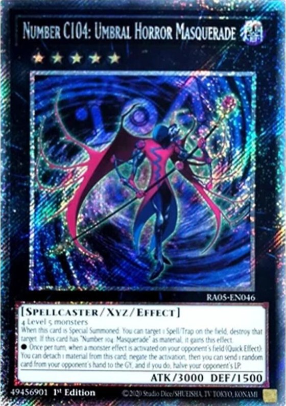 Number C104: Umbral Horror Masquerade - Platinum Secret Rare
