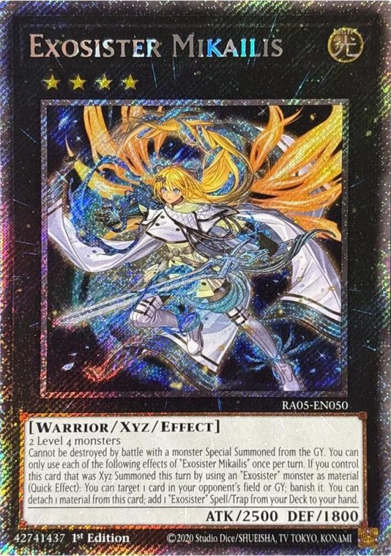 Exosister Mikailis - Platinum Secret Rare