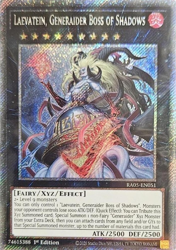 Laevatein, Generaider Boss of Shadows - Platinum Secret Rare