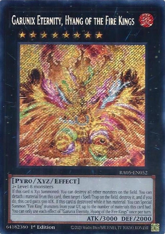 Garunix Eternity, Hyang of the Fire Kings - Secret Rare