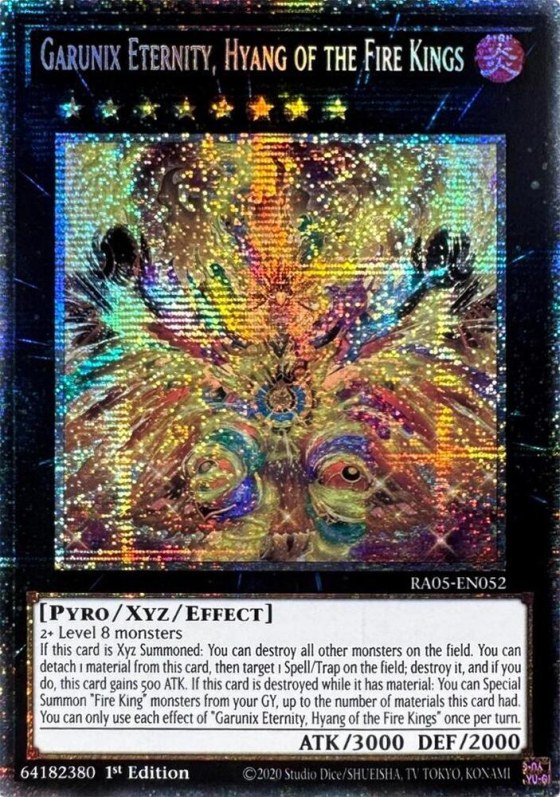 Garunix Eternity, Hyang of the Fire Kings - Starlight Rare