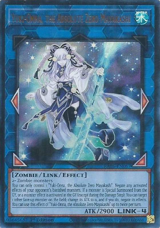 Yuki-Onna, the Absolute Zero Mayakashi - Ultra Rare
