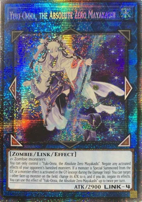 Yuki-Onna, the Absolute Zero Mayakashi - Starlight Rare