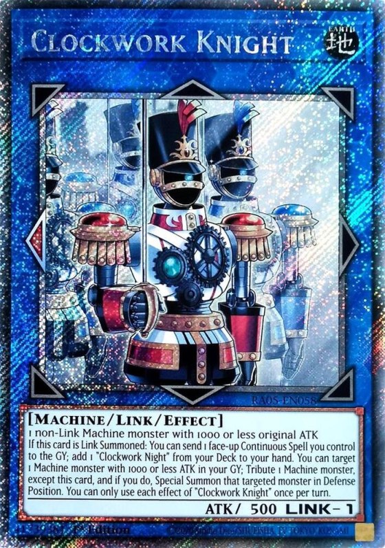 Clockwork Knight - Platinum Secret Rare