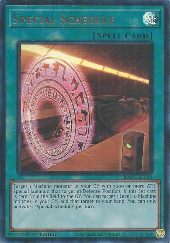 Special Schedule - Ultra Rare
