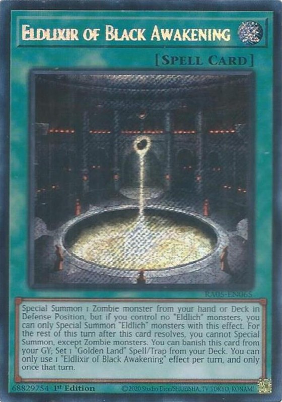 Eldlixir of Black Awakening - Secret Rare