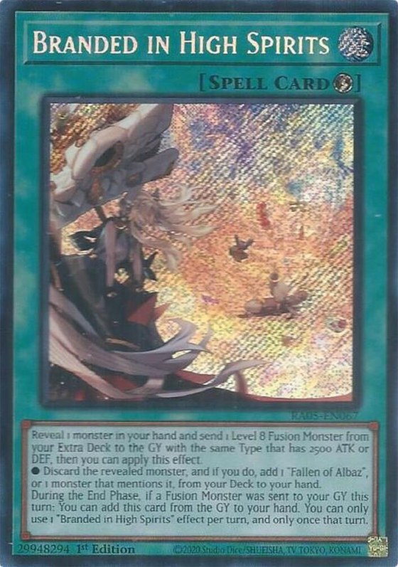 Branded in High Spirits - Secret Rare