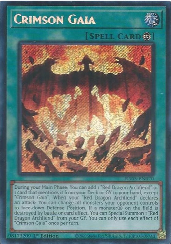 Crimson Gaia - Secret Rare