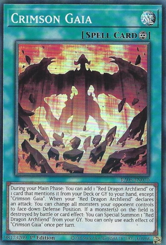 Crimson Gaia - 1st Edition