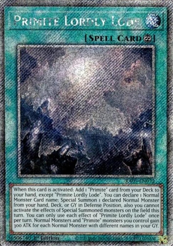 Primite Lordly Lode - Platinum Secret Rare