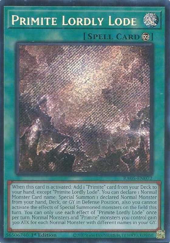 Primite Lordly Lode - Secret Rare