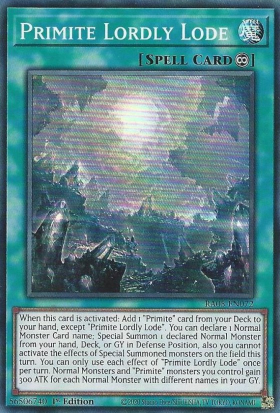 Primite Lordly Lode - 1st Edition
