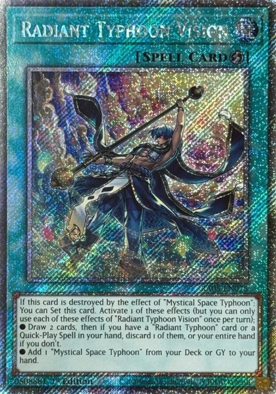 Radiant Typhoon Vision - Platinum Secret Rare