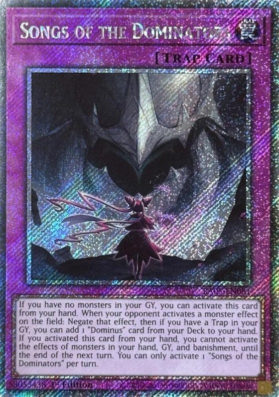 Songs of the Dominators - Platinum Secret Rare