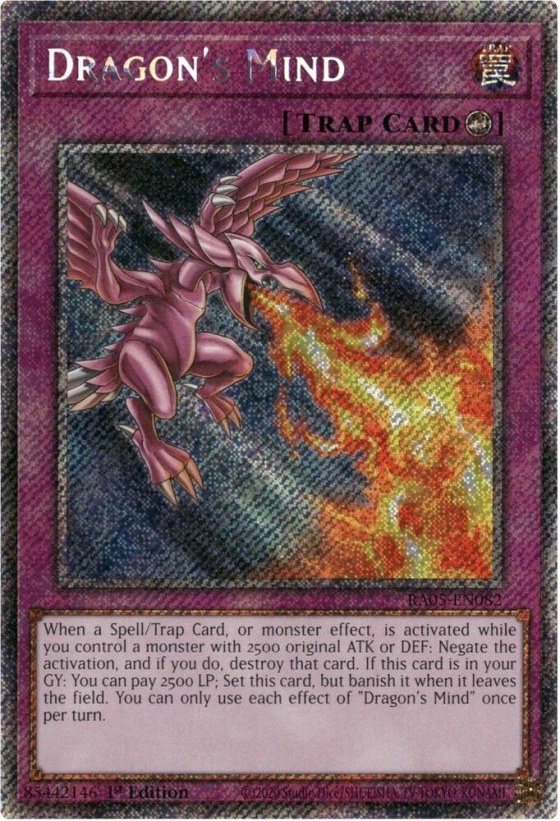 Dragon's Mind - Platinum Secret Rare