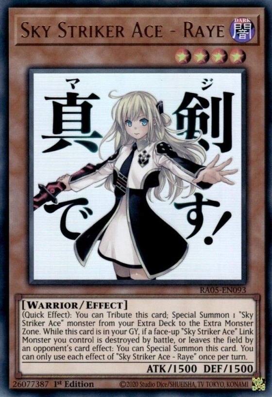 Sky Striker Ace - Raye - 1st Edition