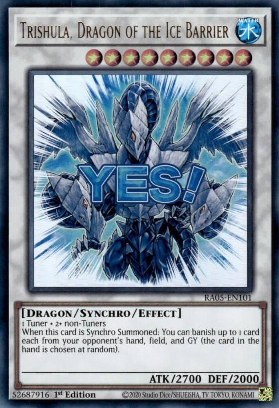 Trishula, Dragon of the Ice Barrier - 1st Edition
