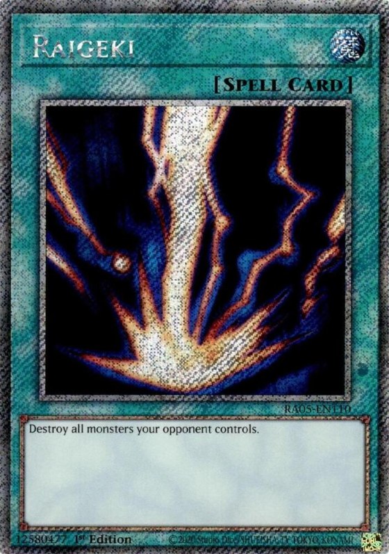 Raigeki - Platinum Secret Rare