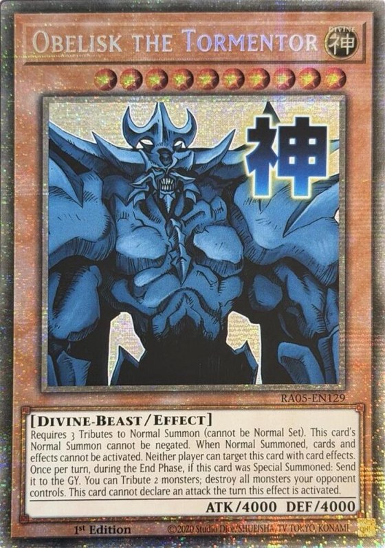 Obelisk the Tormentor - Starlight Rare