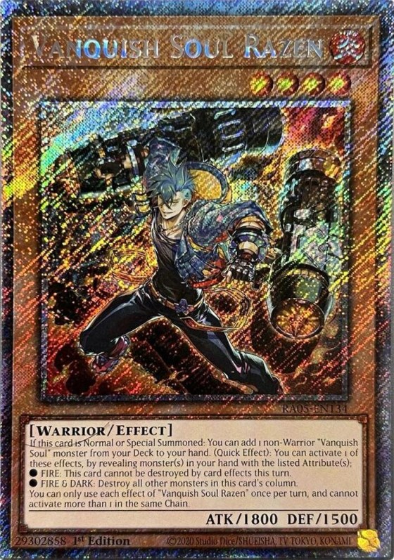 Vanquish Soul Razen - Platinum Secret Rare