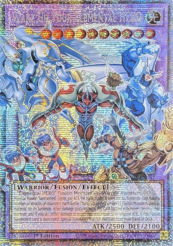 Wake Up Your Elemental HERO - Starlight Rare
