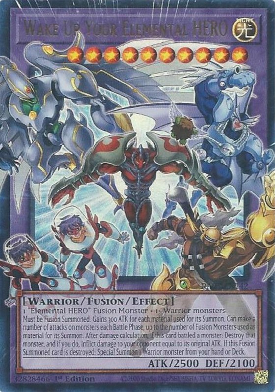 Wake Up Your Elemental HERO - 1st Edition