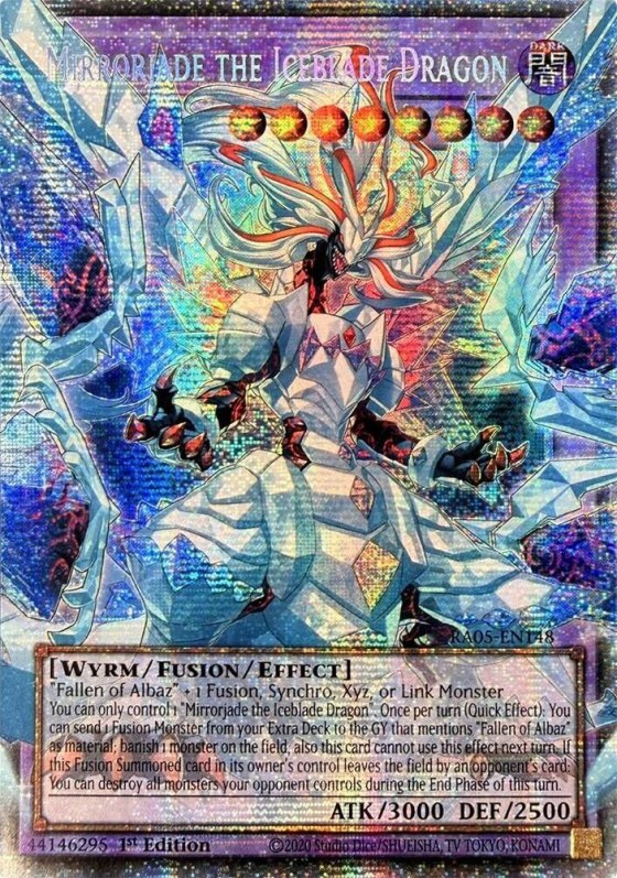 Mirrorjade the Iceblade Dragon - Starlight Rare