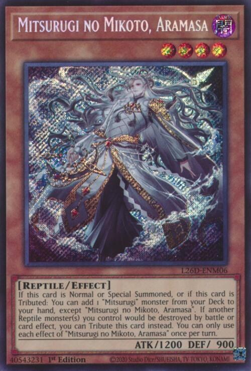 Mitsurugi no Mikoto, Aramasa - Secret Rare