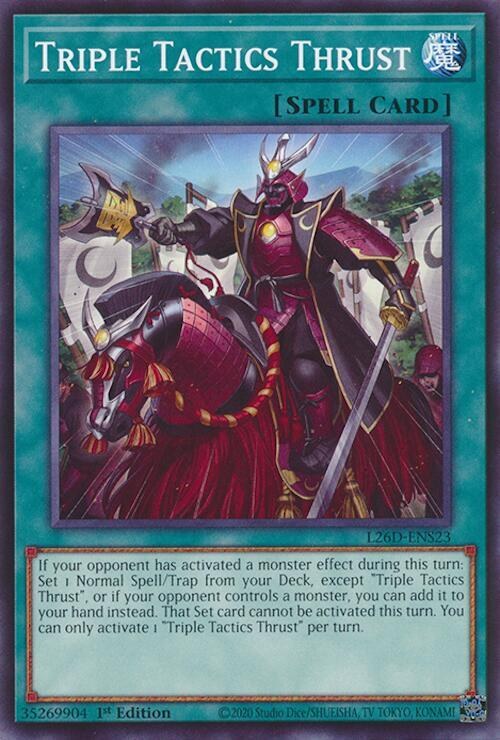 Triple Tactics Thrust