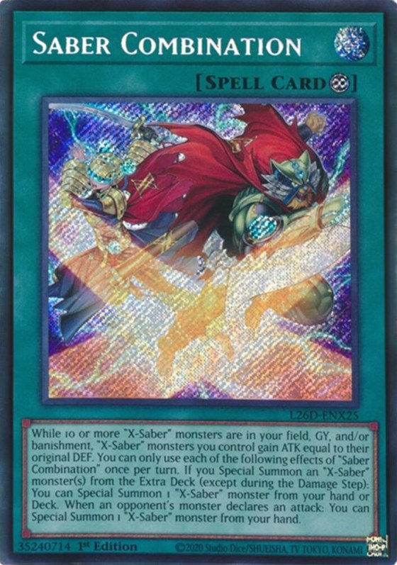 Saber Combination - Secret Rare