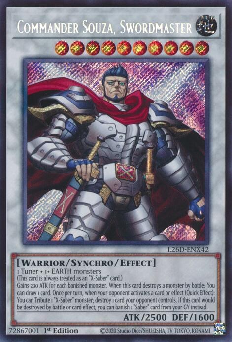 Commander Souza, Swordmaster - Secret Rare