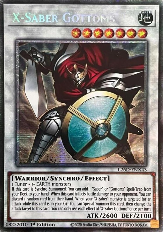 X-Saber Gottoms - Starlight Rare