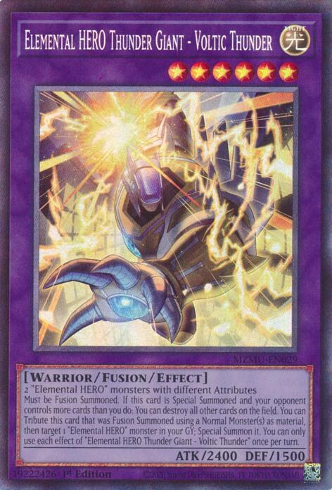 Elemental HERO Thunder Giant - Voltic Thunder - Collector S Rare