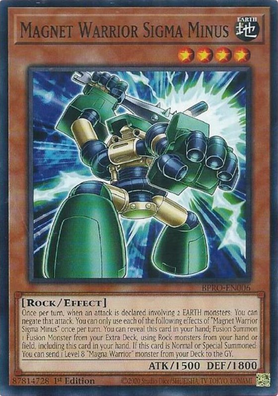 Magnet Warrior Sigma Minus
